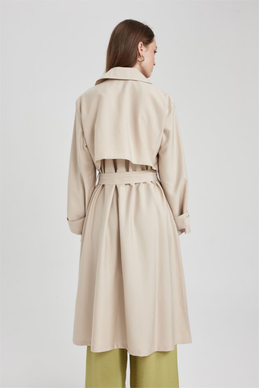 WOMAN Sand Regular Fit Long Sleeve Tunic