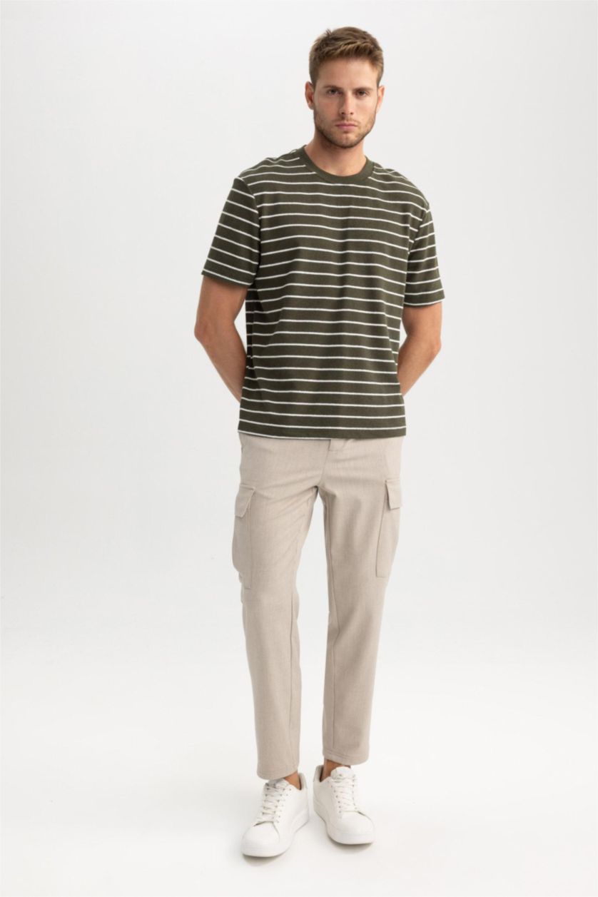 رجالي بيج بنطلون جوجر بجيب كارجو