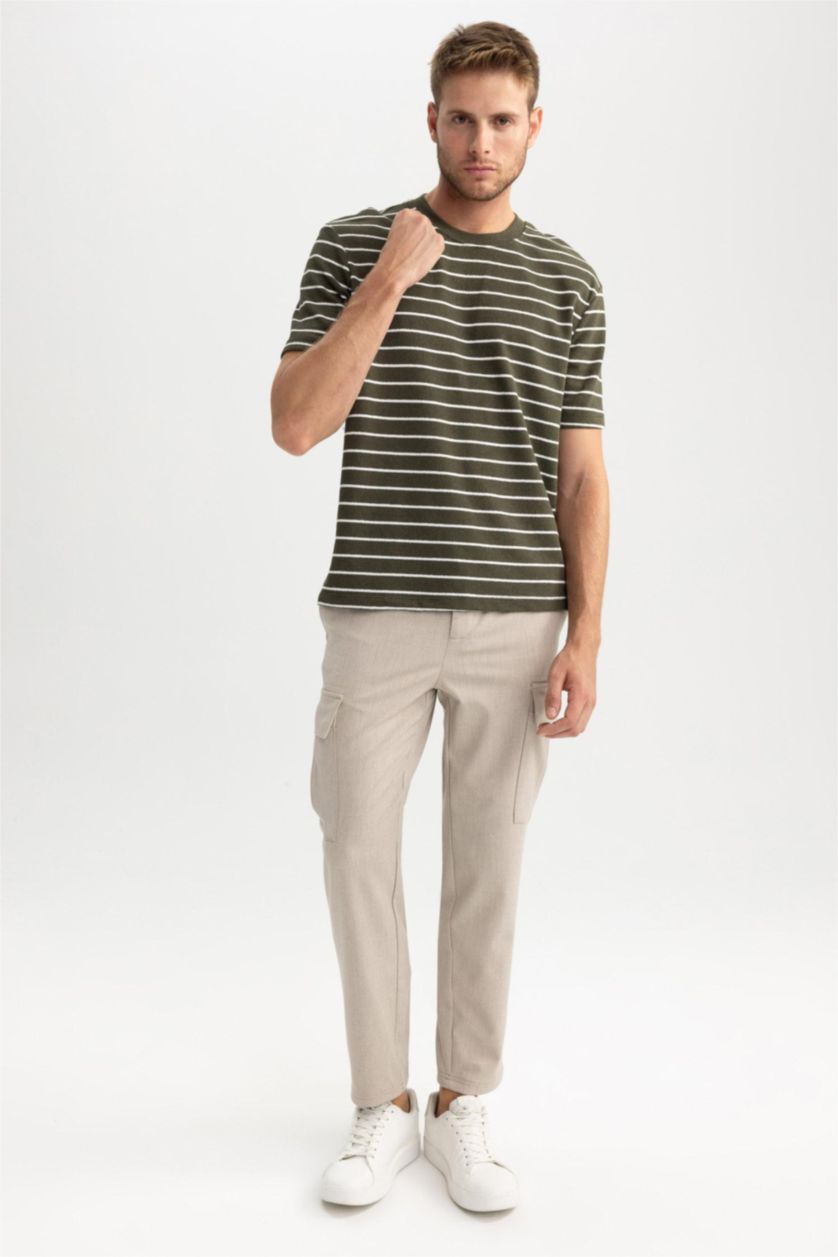 رجالي بيج بنطلون جوجر بجيب كارجو