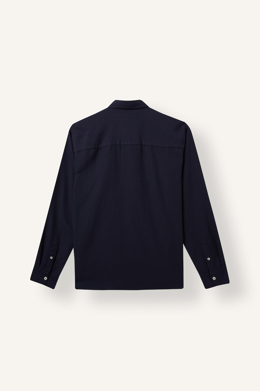 MAN NAVY Regular Fit Oxford Long Sleeve Shirt