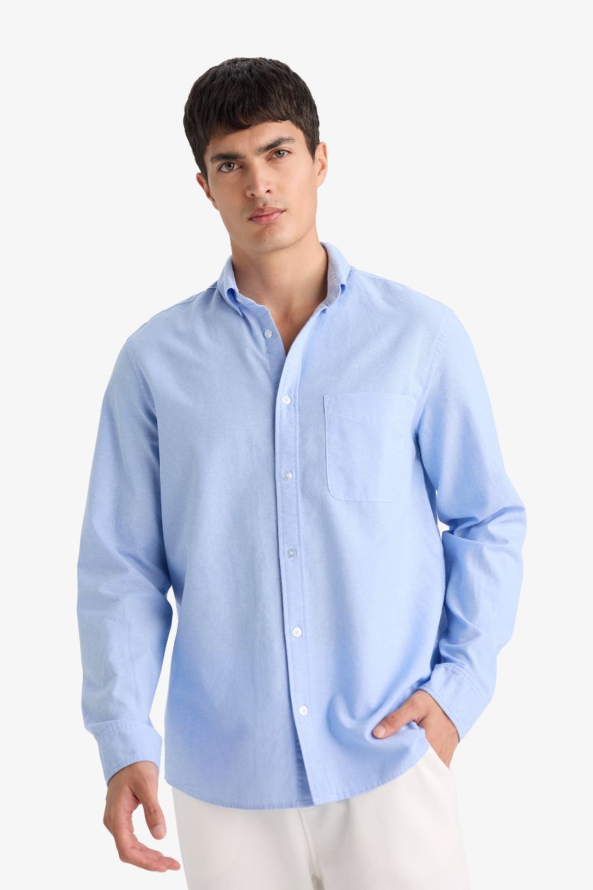 MAN Blue قميص قطن 100%