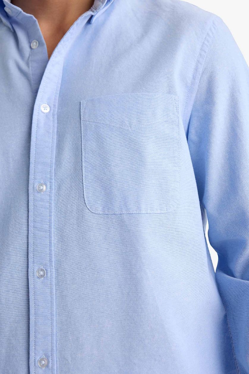 MAN Blue قميص قطن 100%