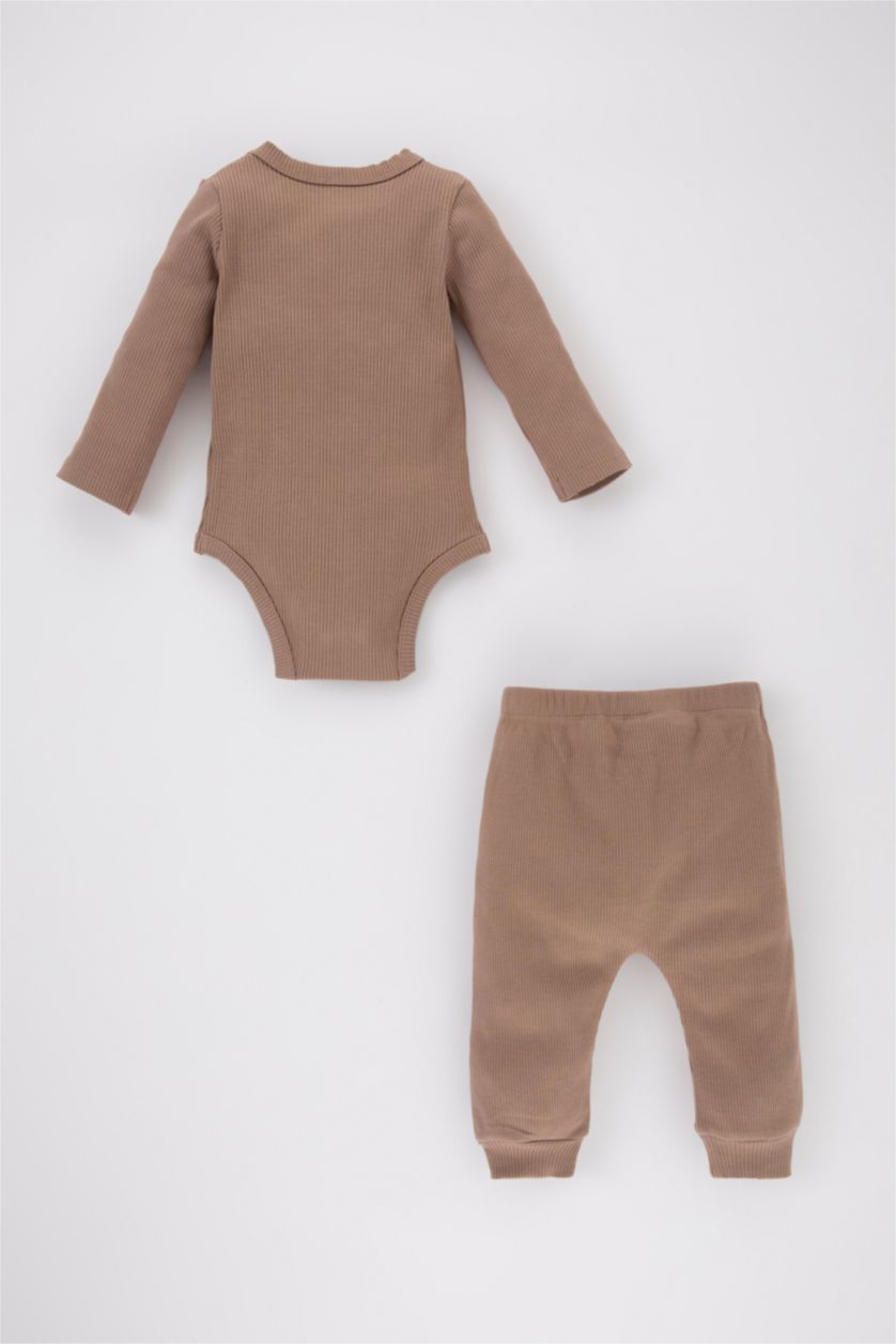 Baby Boy Vison 2 piece Regular Fit Crew Neck Set