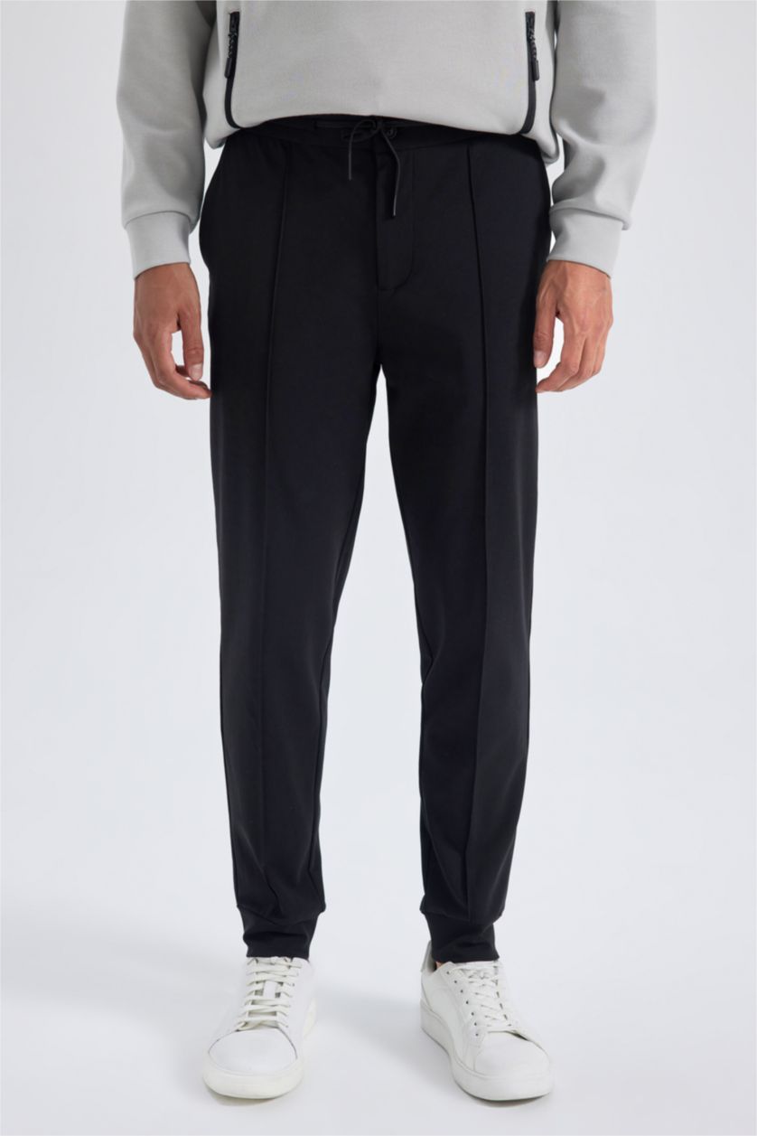 MAN Black Jogger All Way Stretch Trousers