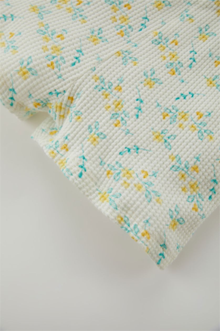 BÉBÉ FILLE Écru Lot De 2 Barboteuses Gaufrées À Fleurs Pour Bébé Fille