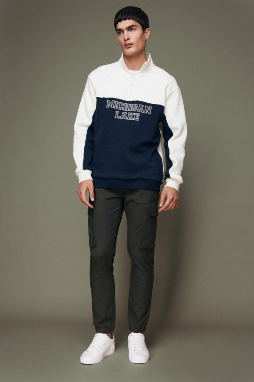 Ерлер хаки слим пішімі Шалбар