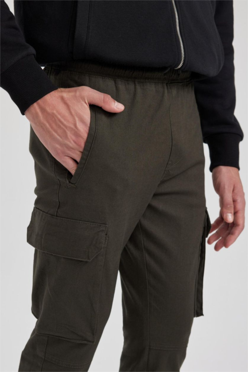 Ерлер хаки слим пішімі Шалбар