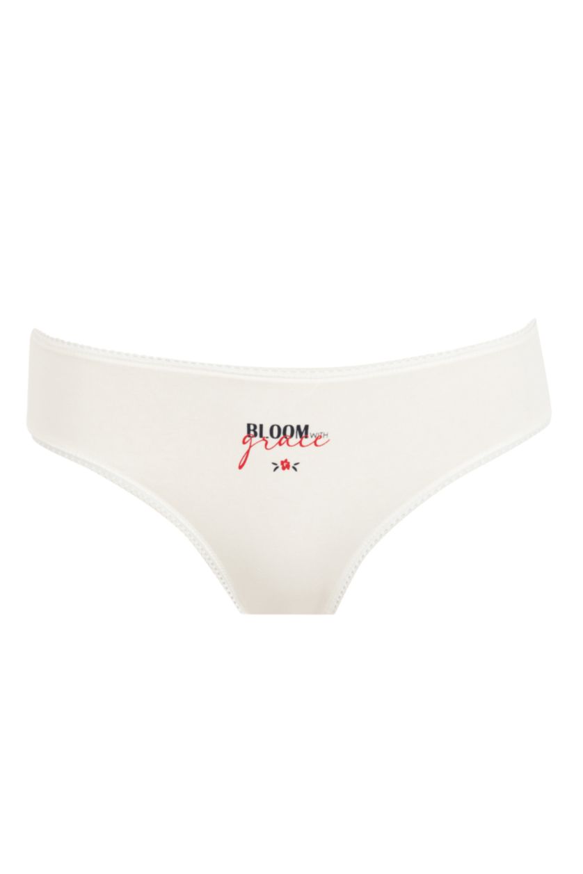 WOMAN NAVY 5 Piece Panties Set