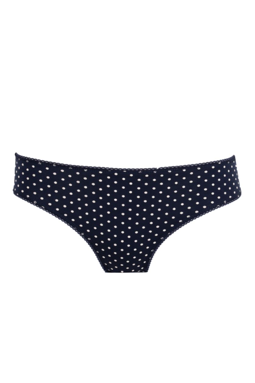 WOMAN NAVY 5 Piece Panties Set
