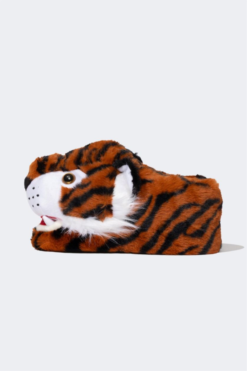 BOYS & TEENS Brown Boy Flat Sole Slip On Home Boots