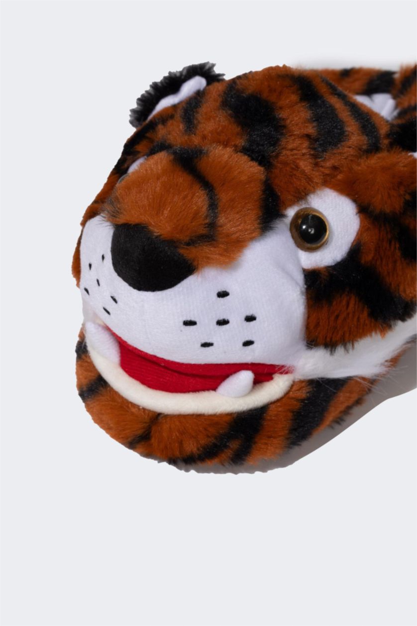 BOYS & TEENS Brown Boy Flat Sole Slip On Home Boots