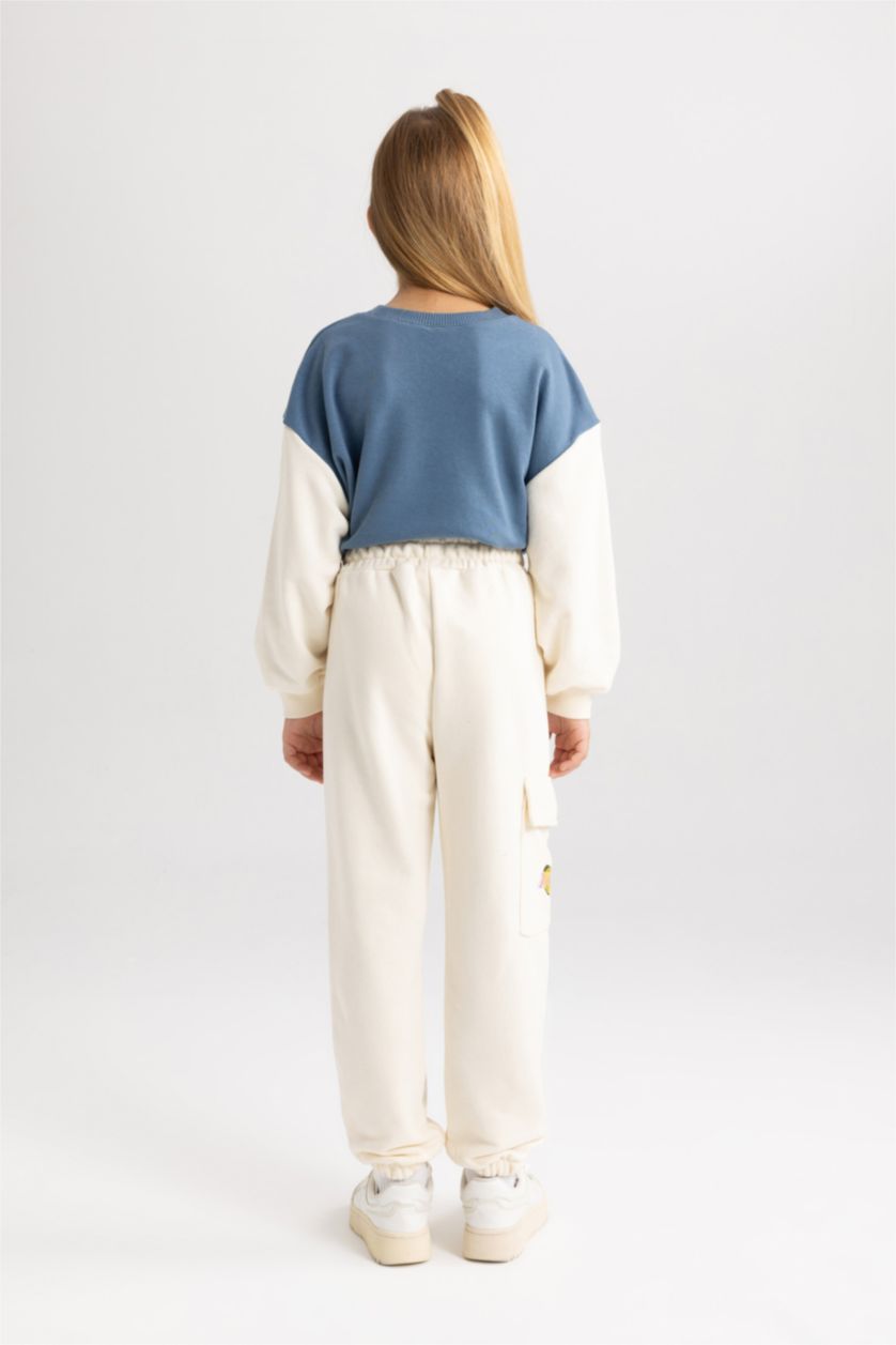 GIRLS & TEENS Ecru Girl NBA Los Angeles Lakers Relax Fit Sweatpants