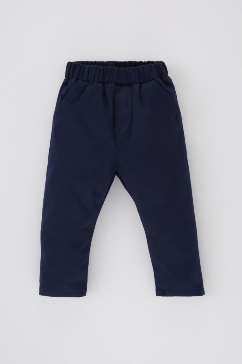 BABY BOY NAVY طقم قصة عادية