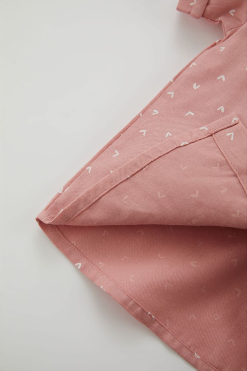 BÉBÉ GARÇON Bordeaux Chemises à manches courtes Popeline Col De Chemise Manche Courte Géométrique