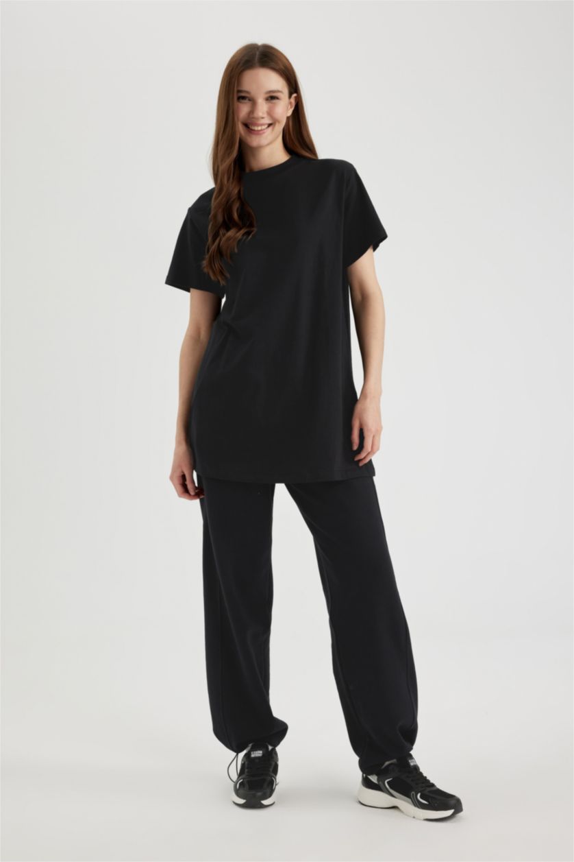 FEMME Noir Coupe Régulière