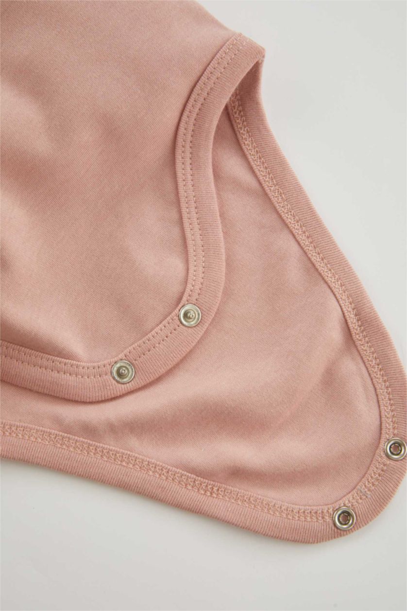 BABY GIRL Pink Baby Girl 2 piece Long Sleeve Snap Body