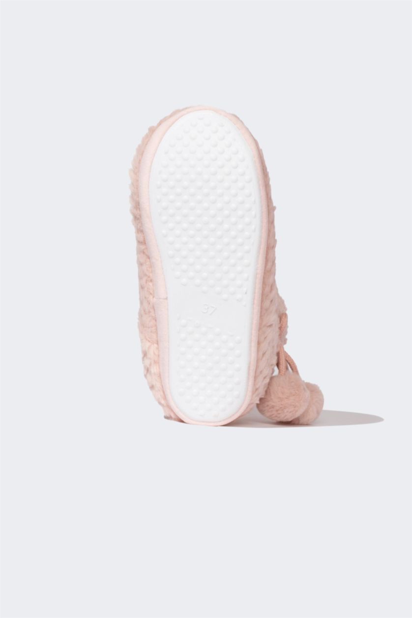 FEMME Rose Pantoufles de maison Semelle Plate