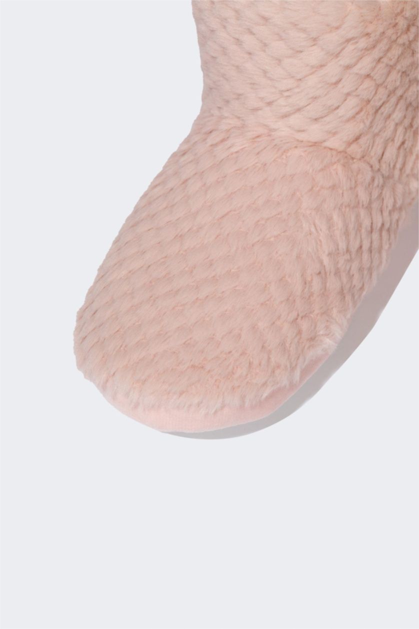 FEMME Rose Pantoufles de maison Semelle Plate