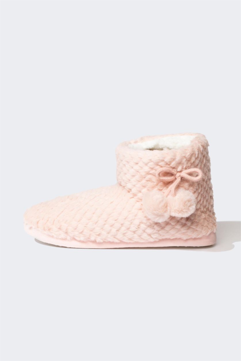 WOMAN Pink Woman Flat Sole Home Slipper