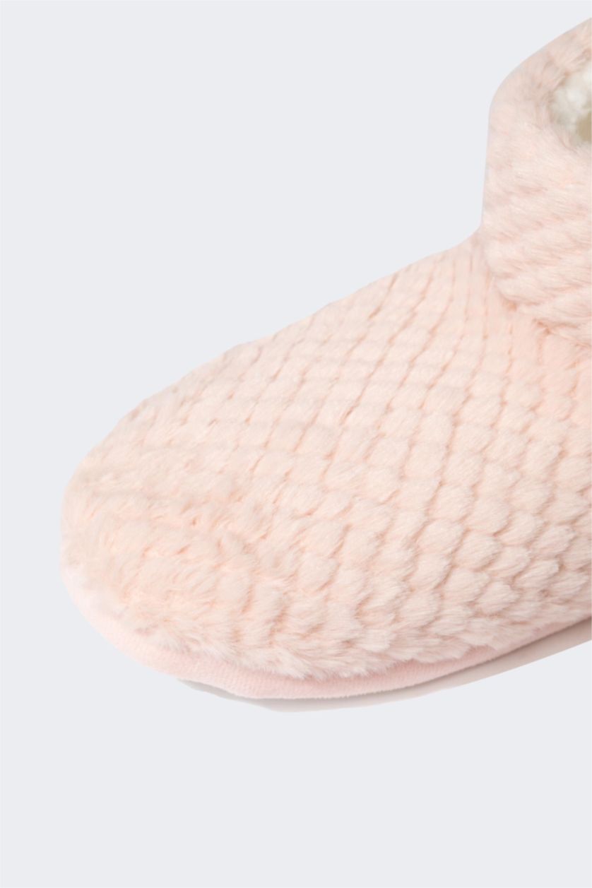 WOMAN Pink Woman Flat Sole Home Slipper