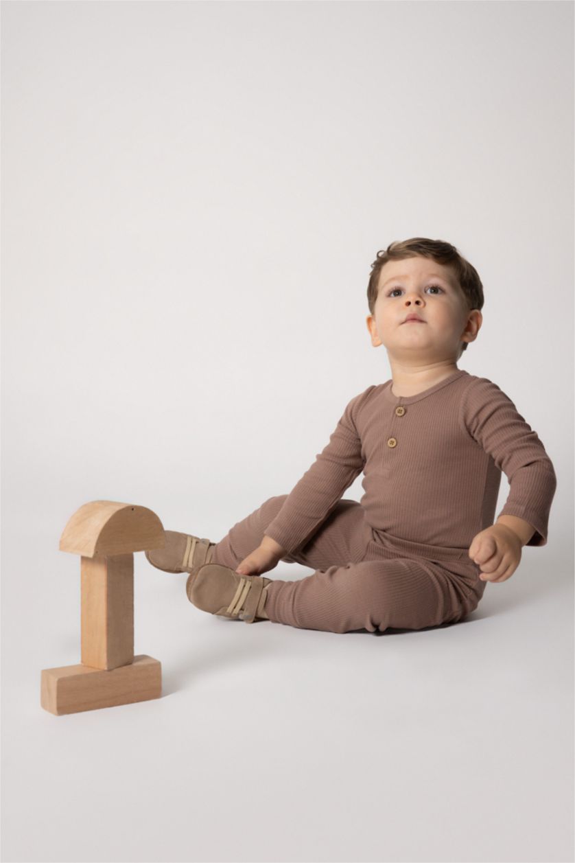 BABY GIRL Vison Baby Boy 2 piece Long Sleeve Long Sleeve Snap Body