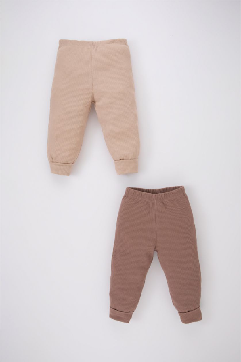 BABY BOY Beige 2 piece Regular Fit Trousers