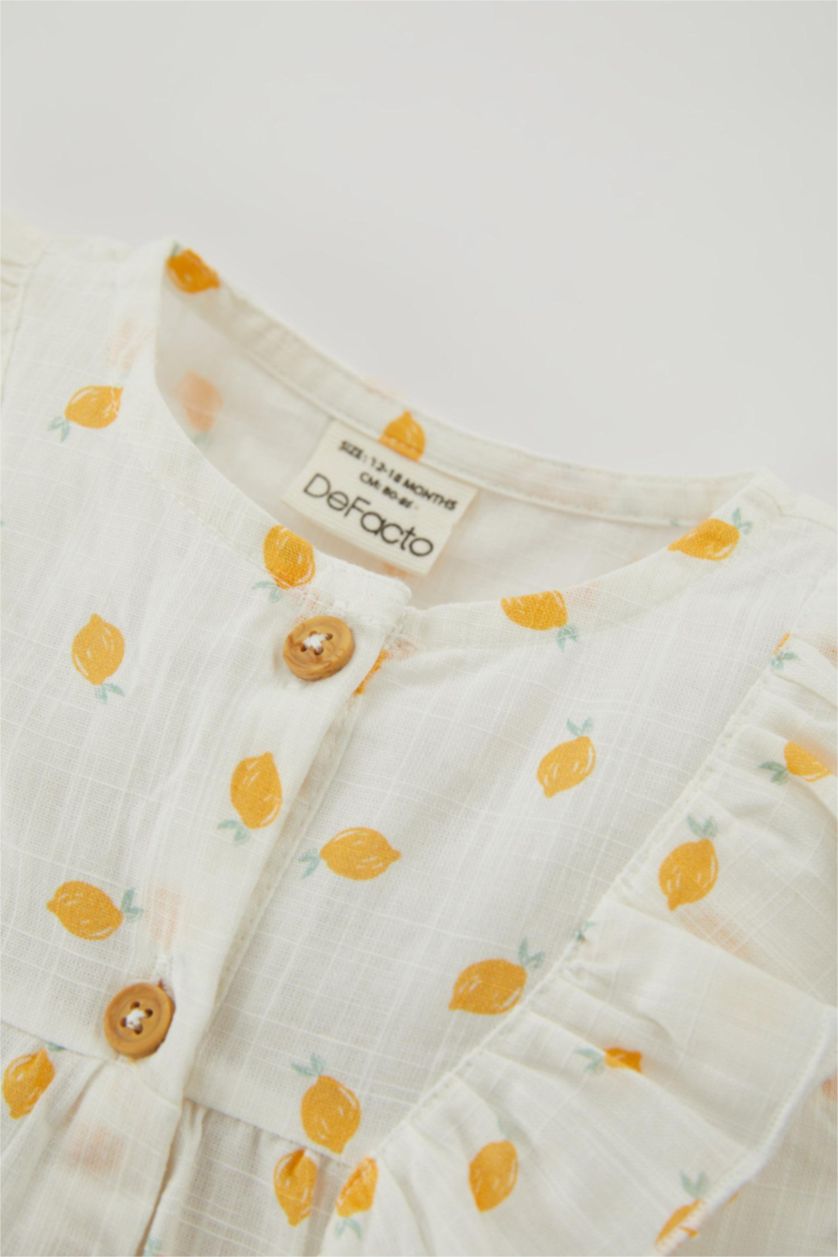 BABY GIRL Aqua 2 piece Regular Fit Crew Neck Set