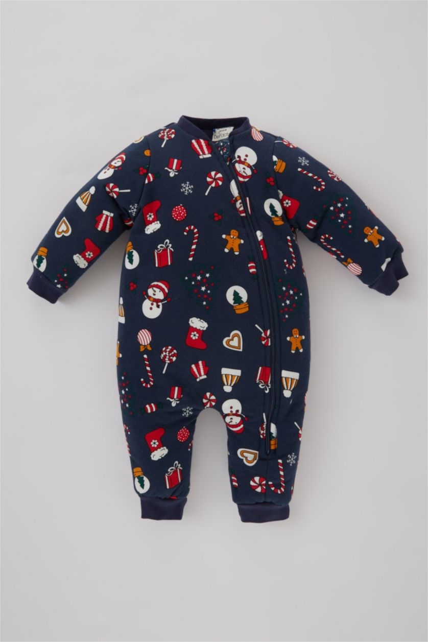 BABY GIRL NAVY جمبسوت ممشط قصة عادية