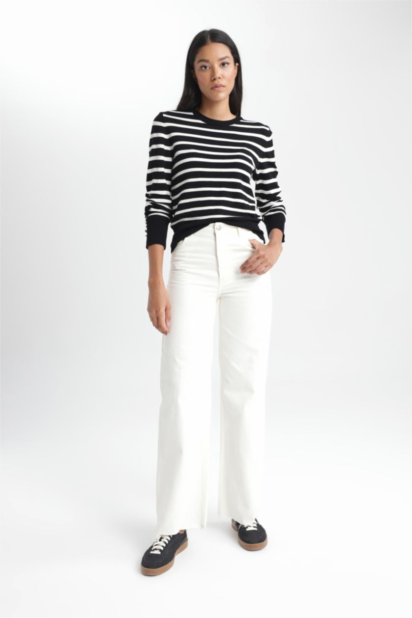 WOMAN Black Regular Fit Pullover