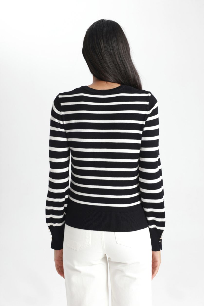 WOMAN Black Regular Fit Pullover
