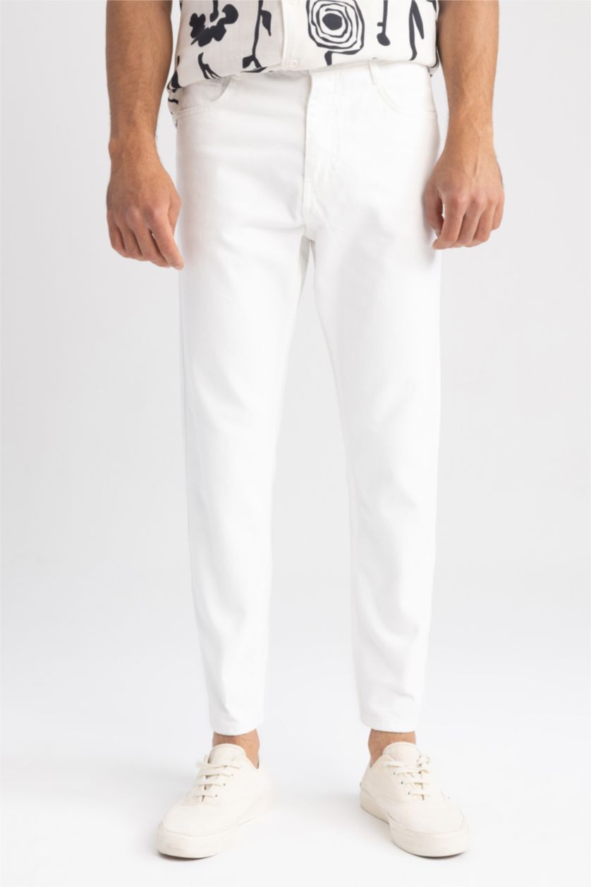 Man White 90 Slim Fit Slim Fit High Waist Skinny Leg Jeans