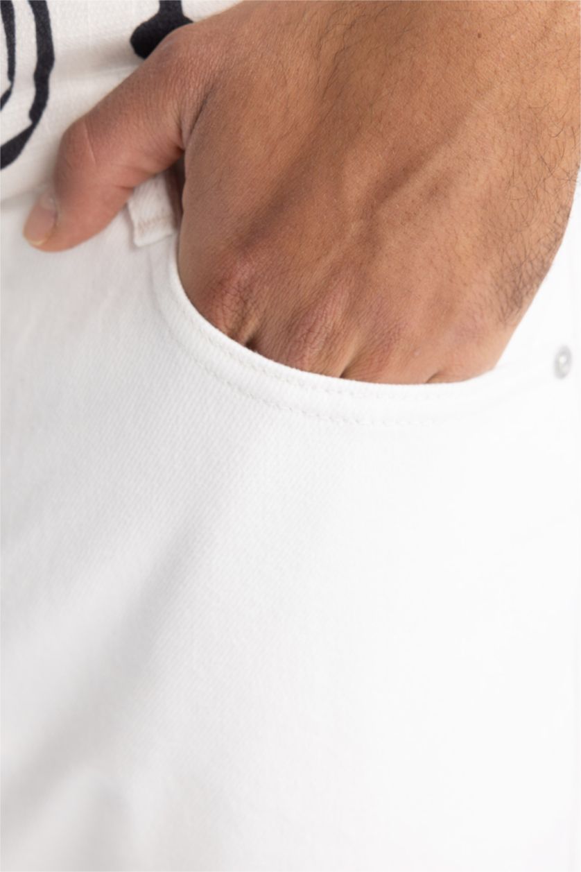 Man White 90 Slim Fit Slim Fit High Waist Skinny Leg Jeans