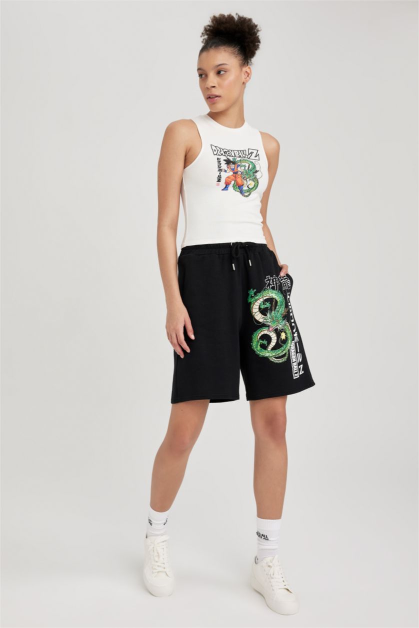 WOMAN Black Printed Shorts