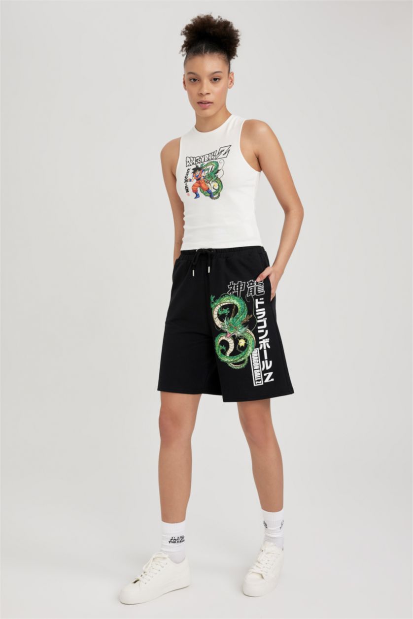 WOMAN Black Printed Shorts