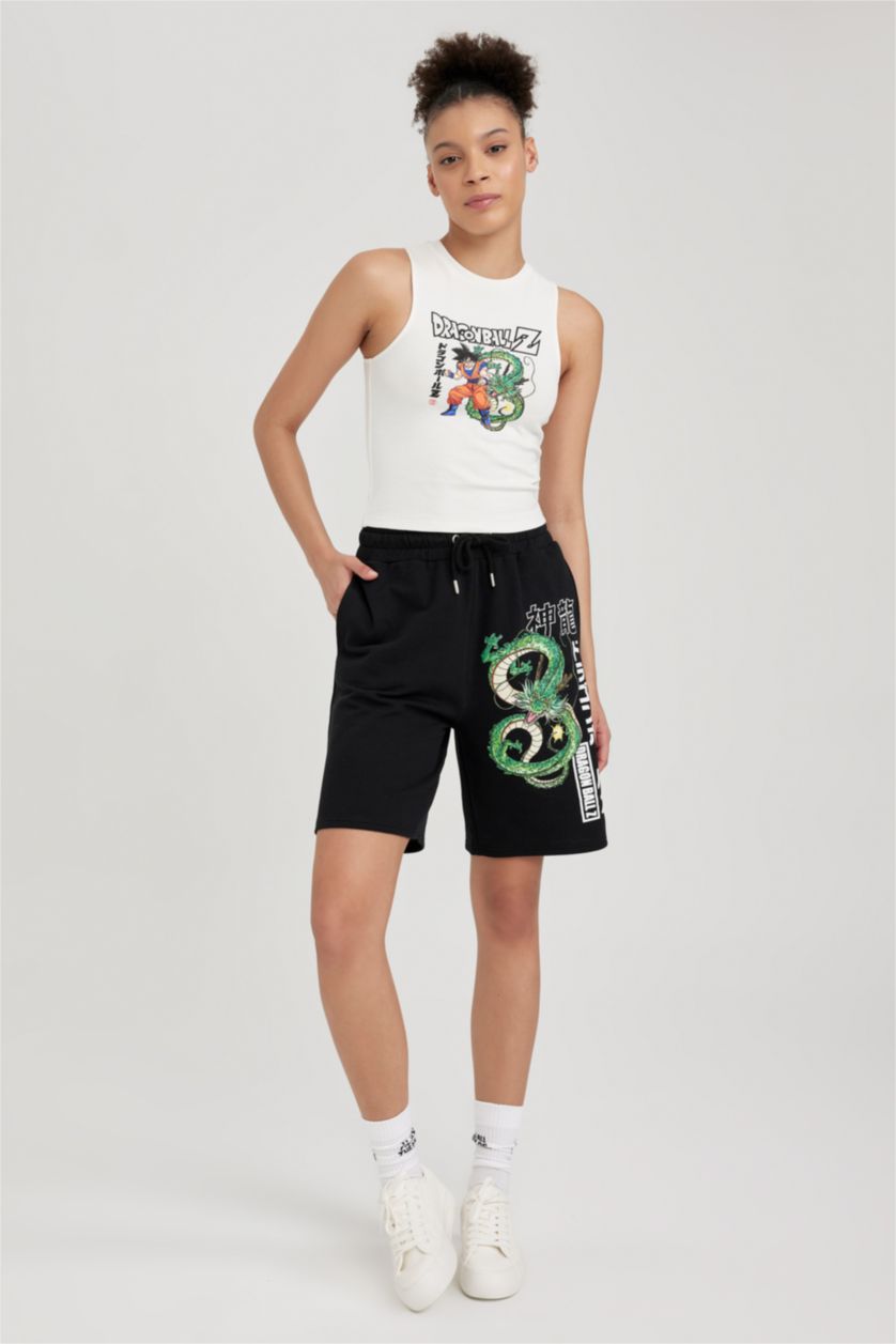WOMAN Black Printed Shorts