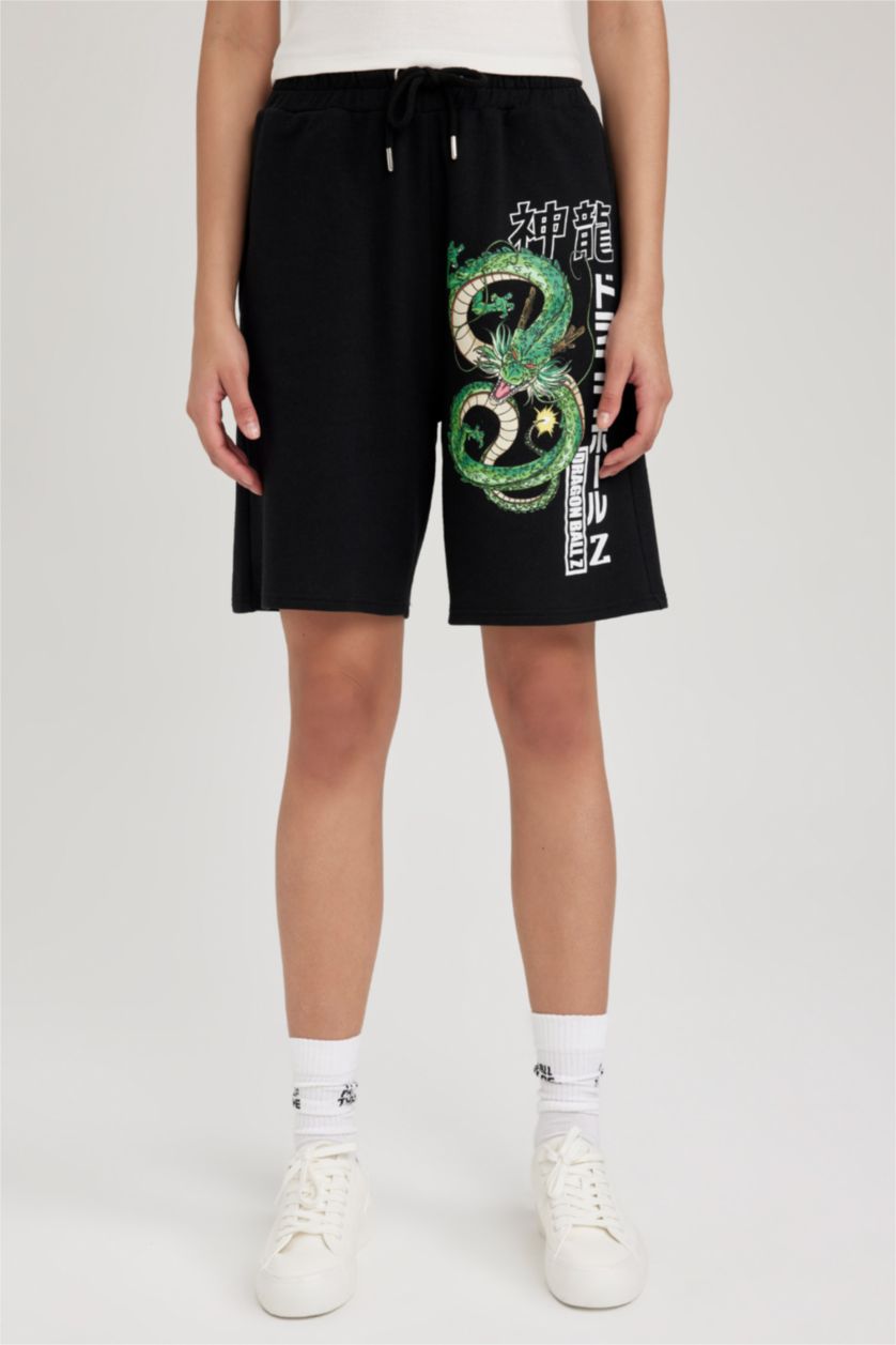 WOMAN Black Printed Shorts