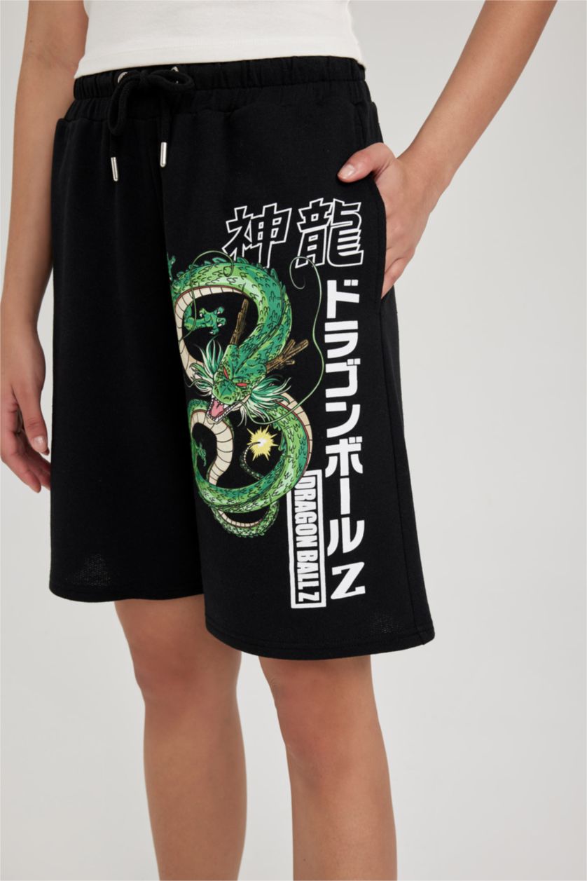 WOMAN Black Printed Shorts