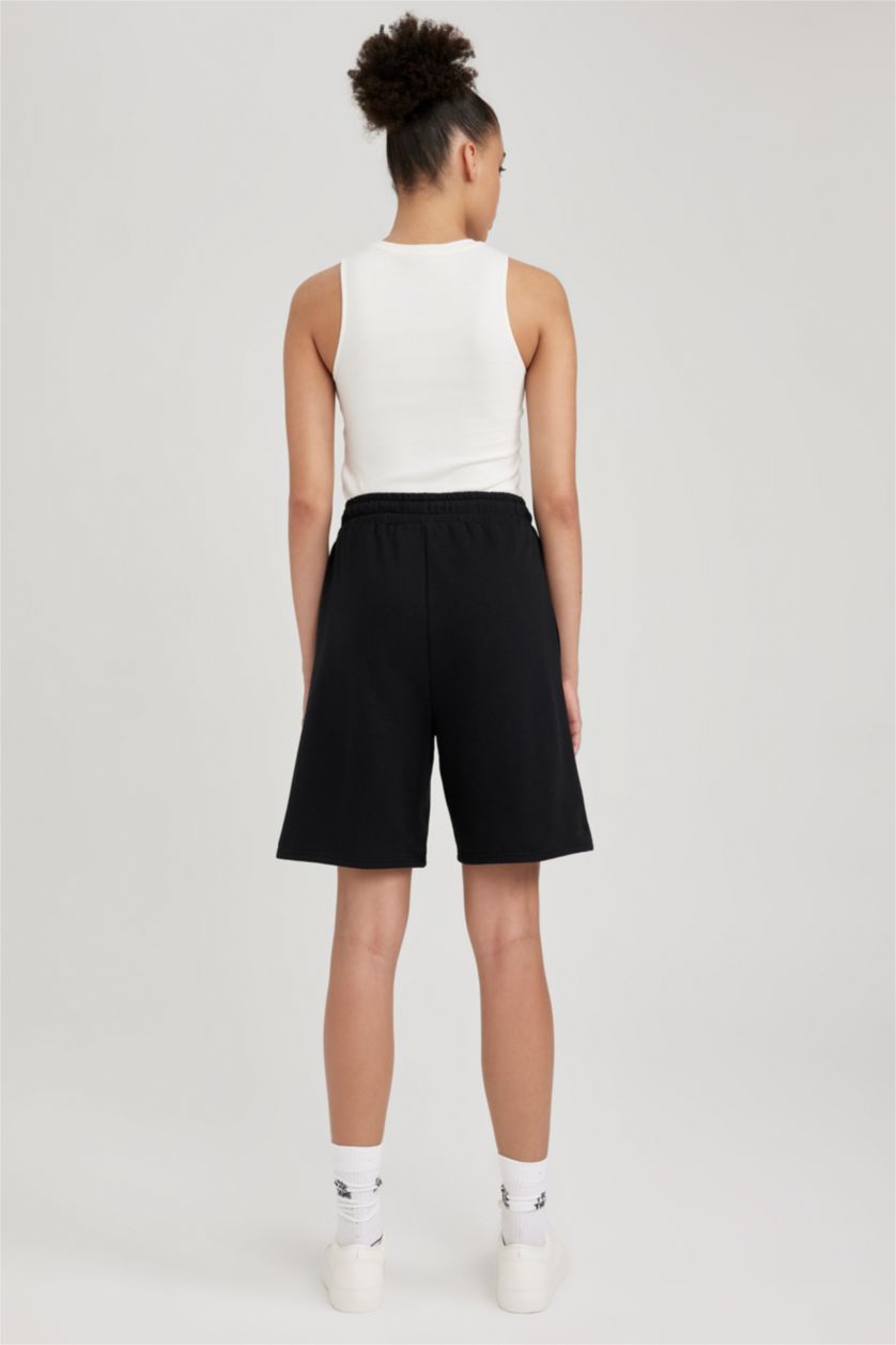 WOMAN Black Printed Shorts