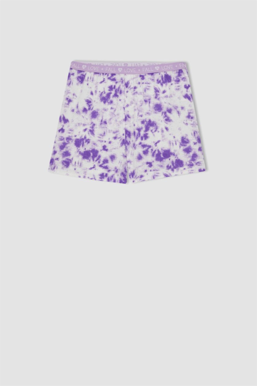 FEMME Écru Short de pyjama en coton Coupe régulière
