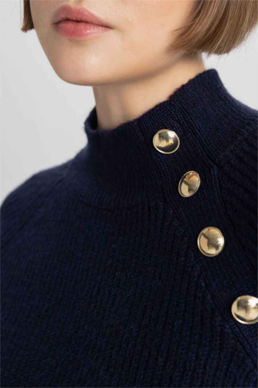 WOMAN NAVY Relax Fit Pullover