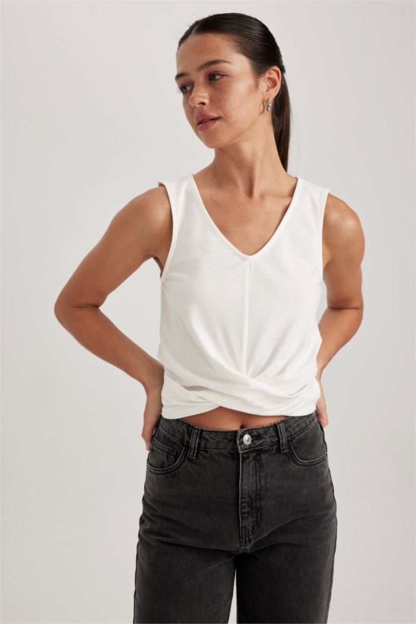 نساء بيج فاتح ديباردور سليم فيت برقبة V