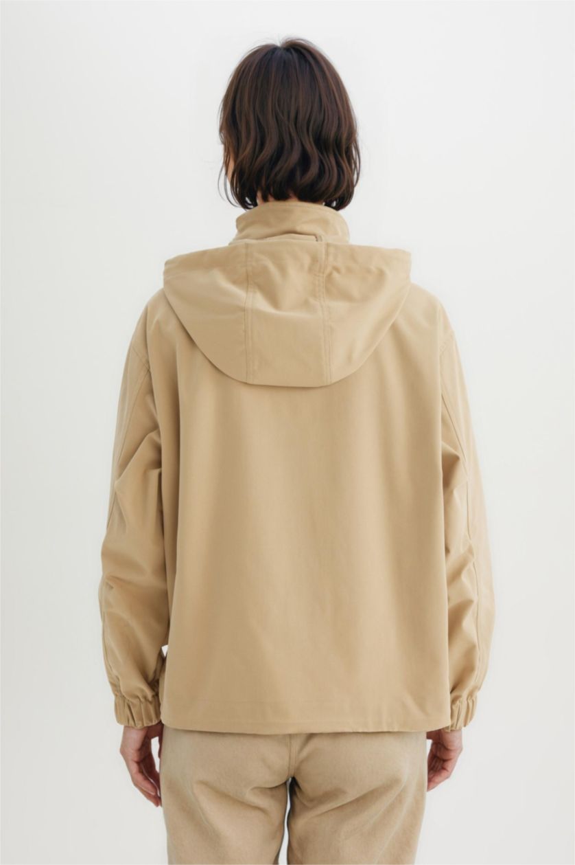 【the toe】Bremen Jacket/ベージュ/M Tan Panel Front Hybrid Jacket - TK Maxx UK