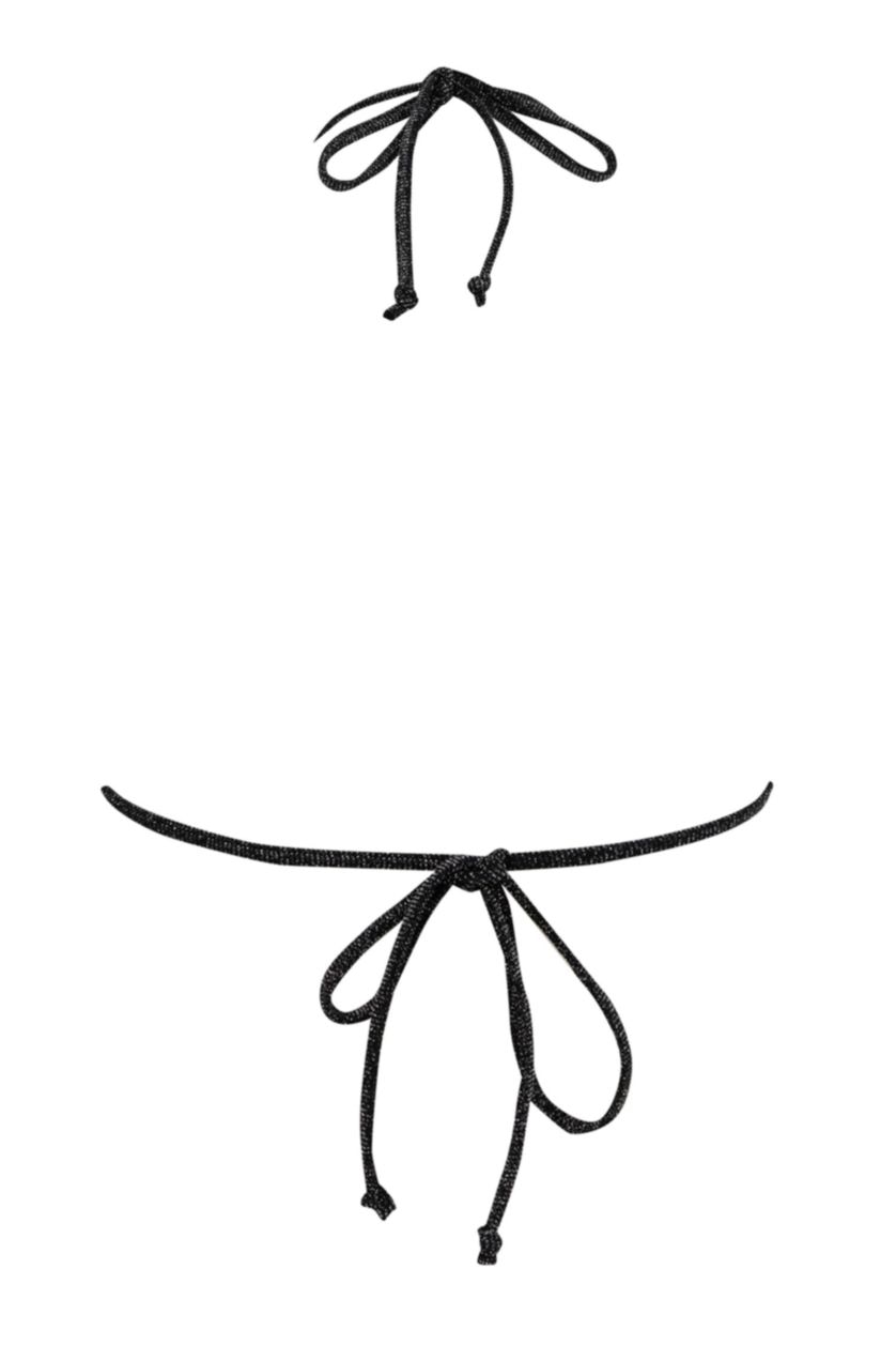 Woman Black Bikini Top