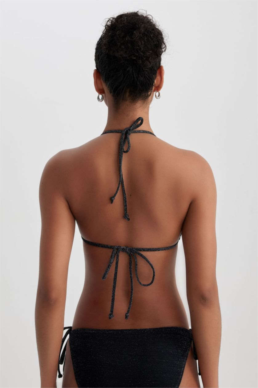 Woman Black Bikini Top