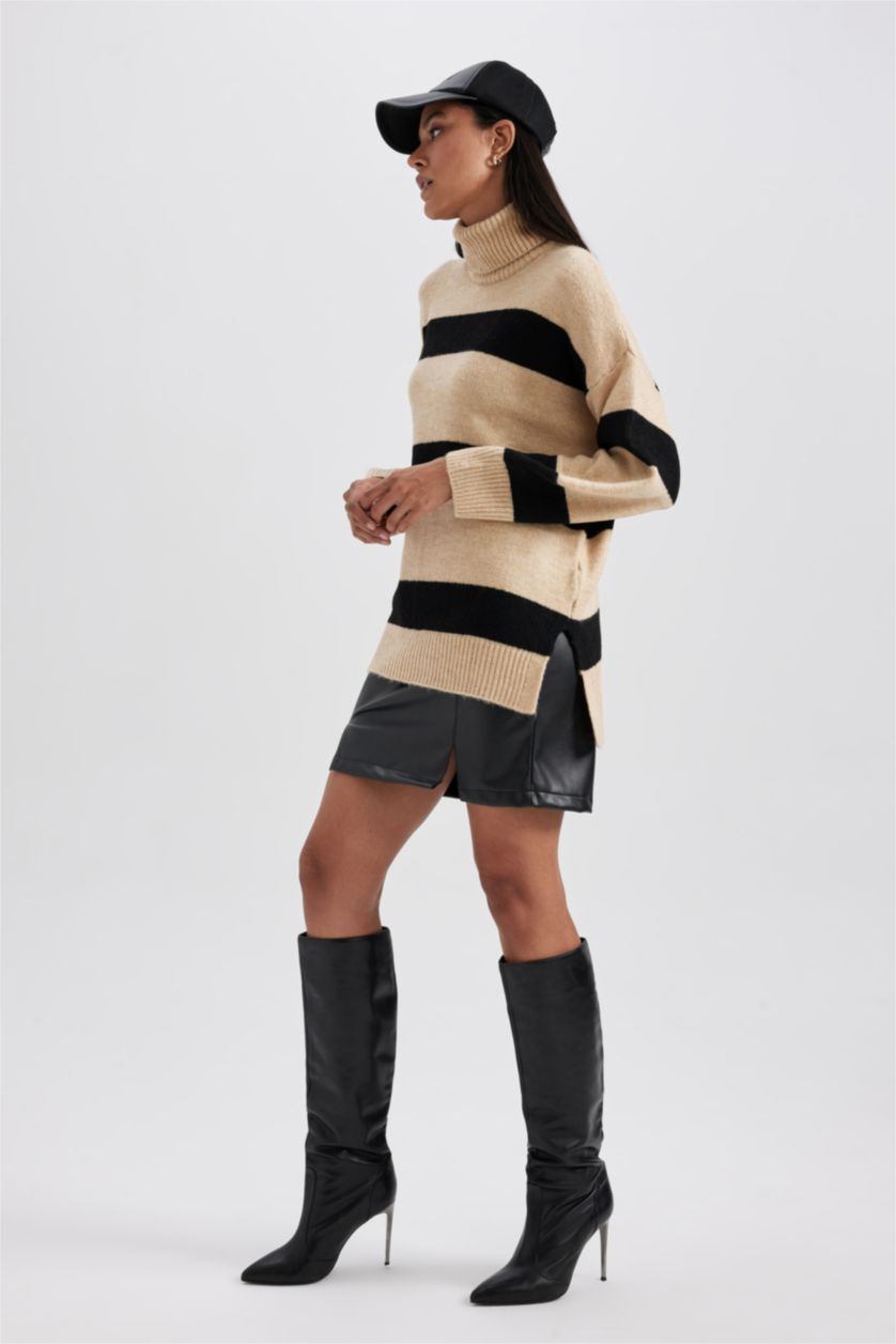 WOMAN Vison Relax Fit Turtleneck Tunic