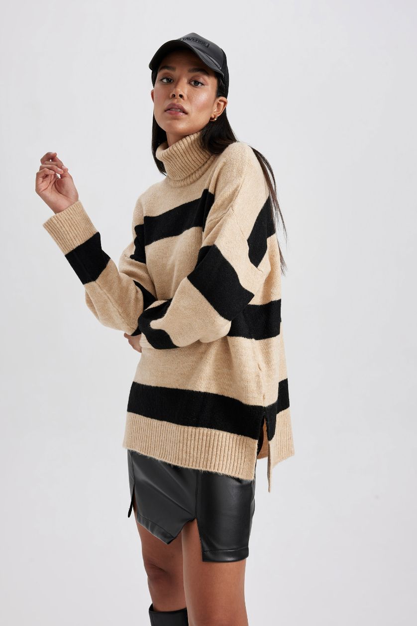 WOMAN Vison Relax Fit Turtleneck Tunic