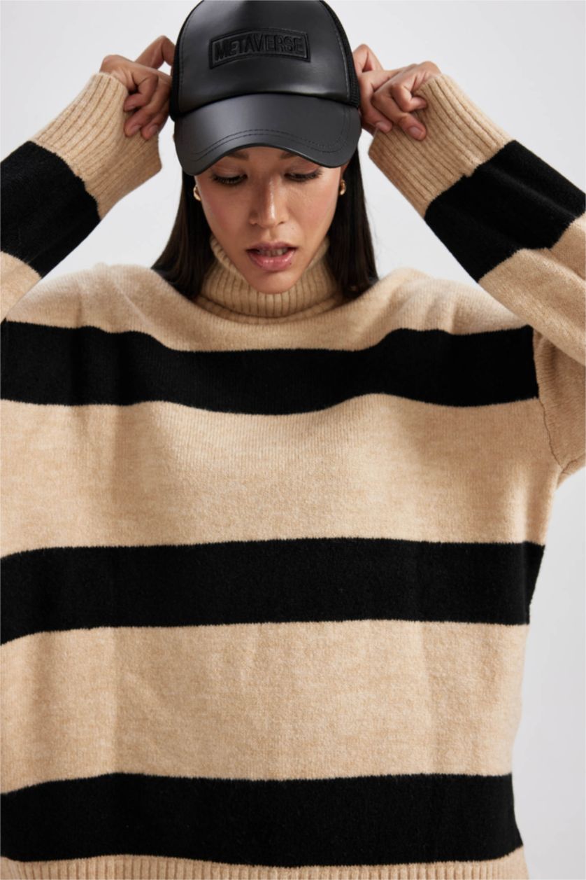 WOMAN Vison Relax Fit Turtleneck Tunic