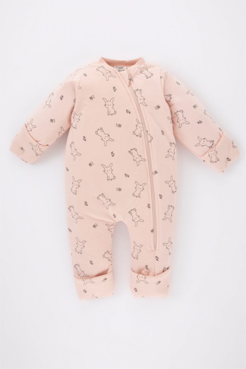 BABY GIRL Pink جمبسوت ممشط قصة عادية