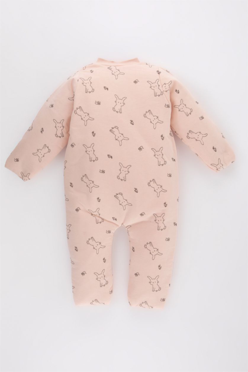 BABY GIRL Pink جمبسوت ممشط قصة عادية