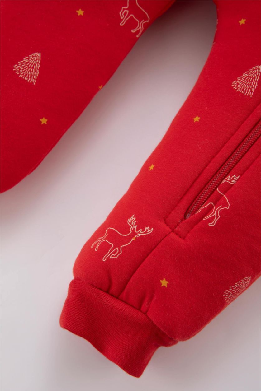 BABY GIRL Red جمبسوت ممشط قصة عادية